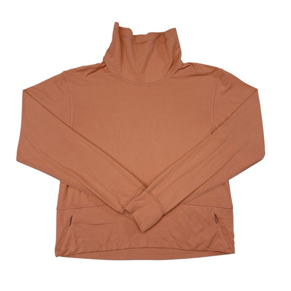 Lululemon Ready to Rulu Pullover Size 6 Pink Savannah Cowl Neck Athleisure